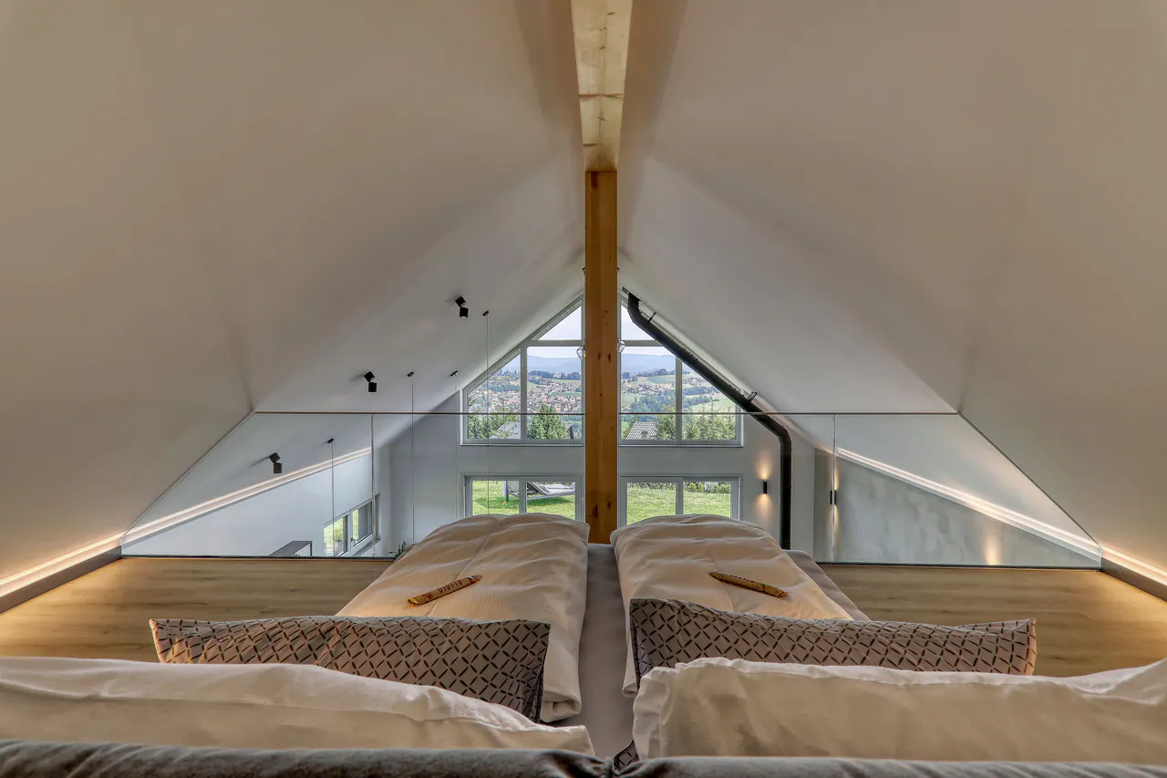 Zweites Schlafzimmer im Chalet Panorama