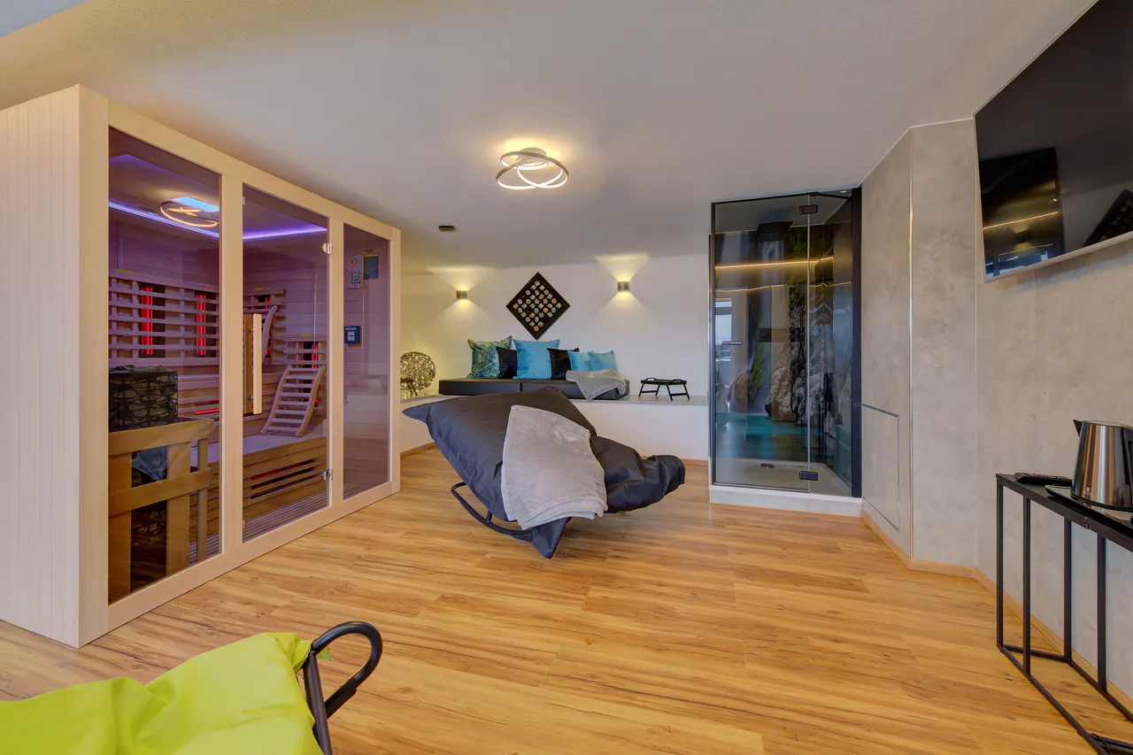 Schlafbereich Chalet Young und Fun