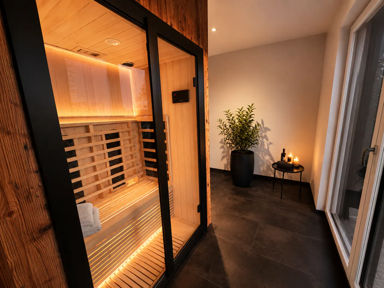 Infrarotsauna im Chalet Deluxe